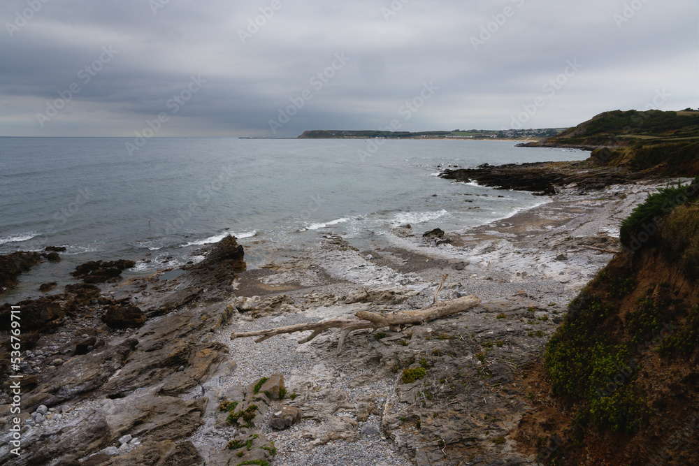 Grey summer day on the Gower Peninsula