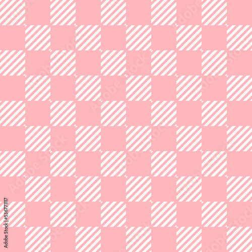 White square on pink background.