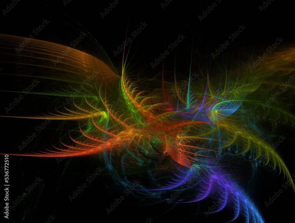 Fototapeta premium Imaginatory fractal abstract background Image