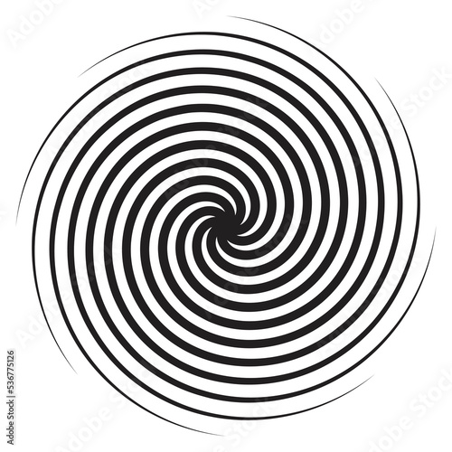 Spiral element abstrac vector illustration