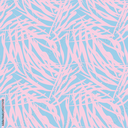 Tropical Leaf Seamless Pattern Design