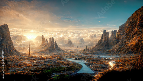 Alien desert planet © vladnikon