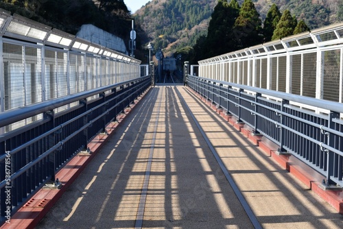 山陰本線余部駅鉄橋線路