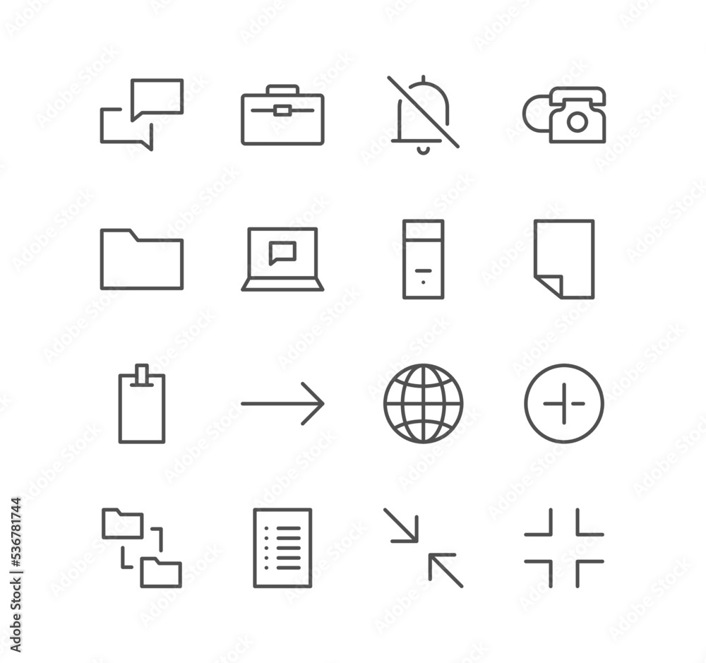 Set of interface and technology icons, world, phone, device, folder, briefcase, size, screen, mail, document and linear variety vectors.
Set of interface and technology icons, world, phone, device, folder, briefcase, size, screen, mail, document and linear variety vectors.