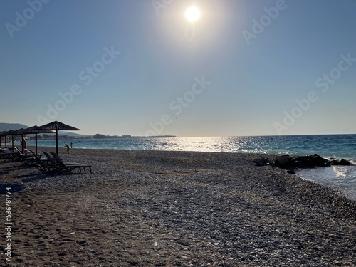 A beach in Ixia  Rhodes Island  Greece