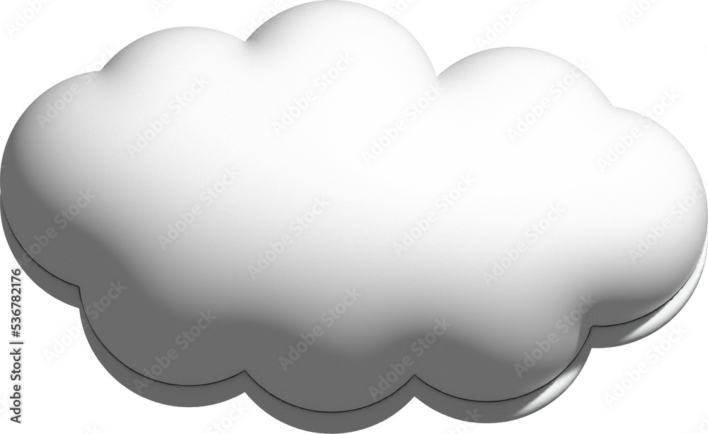 cute white 3D cloud decoration cute white 3D cloud decoration
