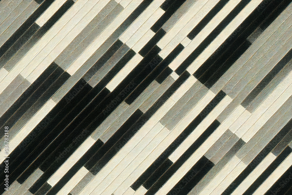 Obraz premium Geometric seamless textile pattern 3d illustrated