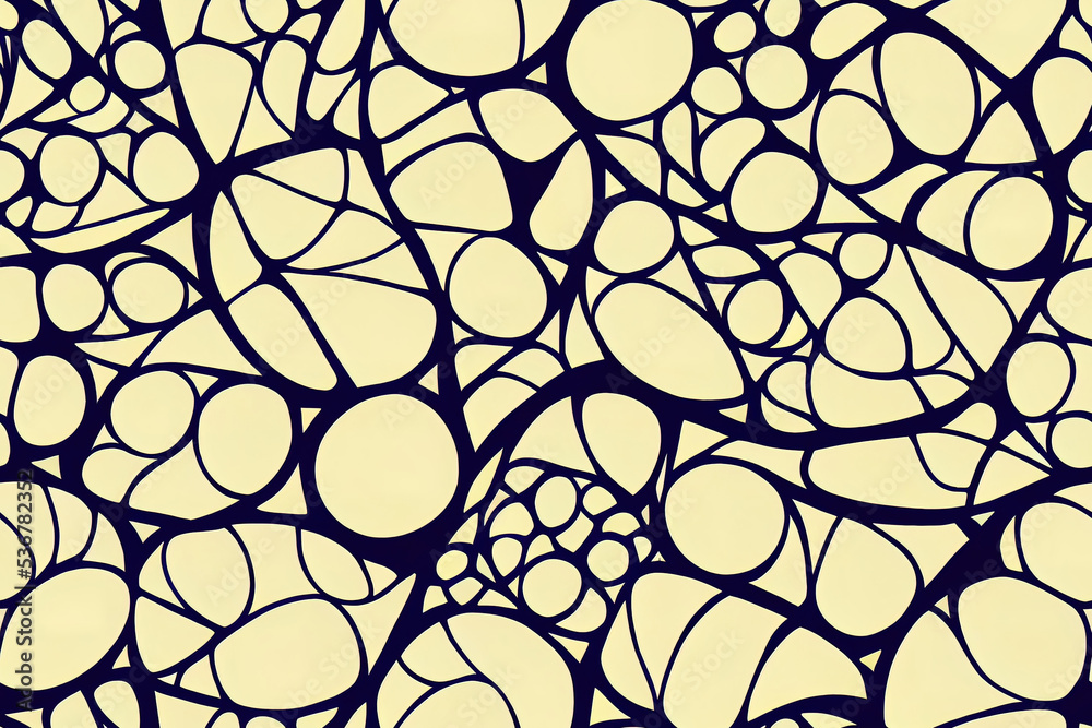 Naklejka premium Geometric seamless textile pattern 3d illustrated