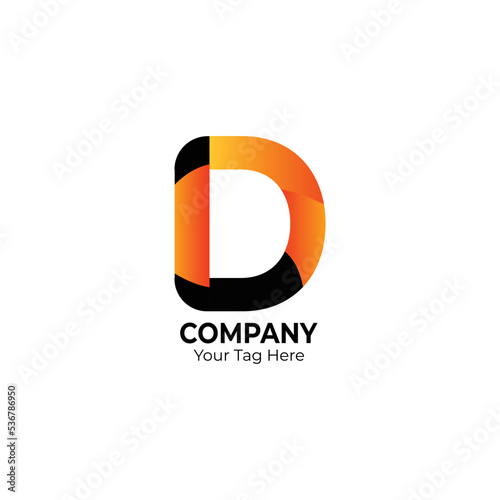 D Letter Logo Design Vector Illustration Free Download D Letter Logo Design Vector Illustration - GFXLoad