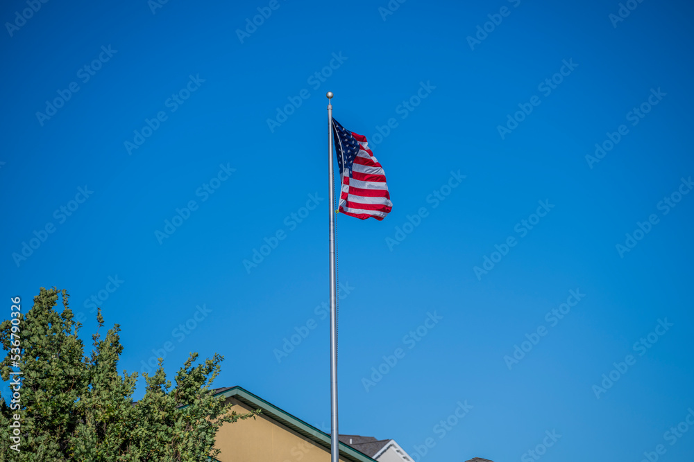 Fototapeta premium USA Flag flying