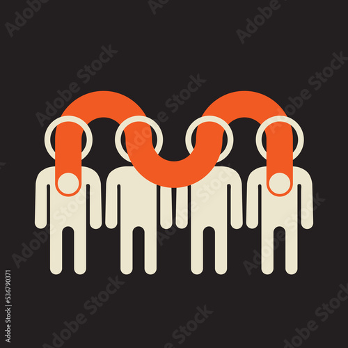 communication channel funneled  through  peoples minds and thoughts