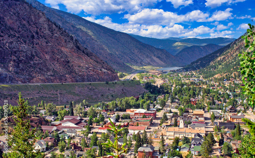 Georgetown, Colorado, located next to Interstate 70, is a popular stop for travelers heading to or from Rocky Mountain resorts