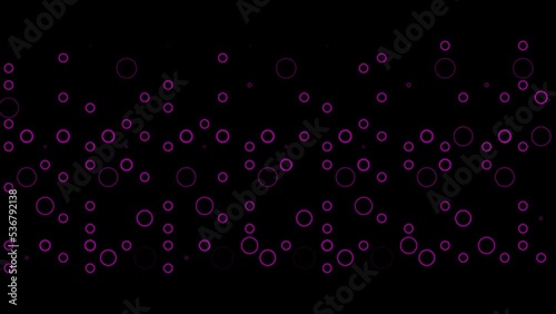 Abstract background with glowing Circle