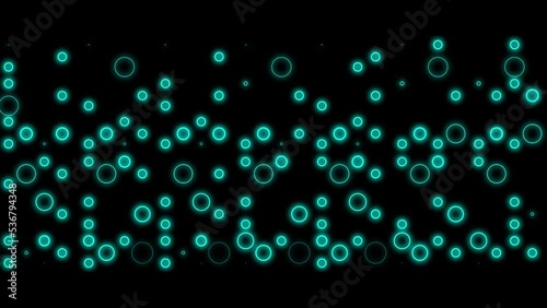 Abstract background with glowing Circle