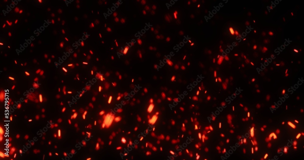 Premium Photo | Heart on fire isolated on black background