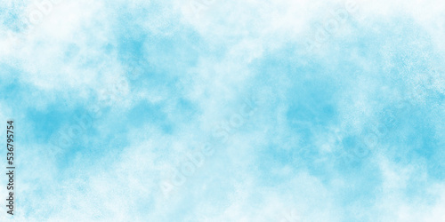 Natural and fresh winter morning of cloudy blue sky, Fluffy, puffy, fresh and shinny clouds on a windy sky, Panorama sky and cloud of winter morning, fantastic fuzzy and puffy blue sky for design.	