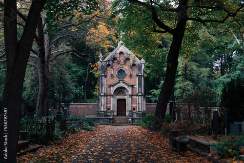 Crypt of the Jung family at the Lutheran Cemetery in Warsaw