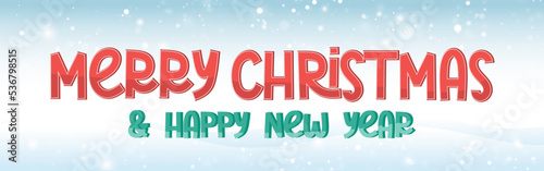Merry christmas banners