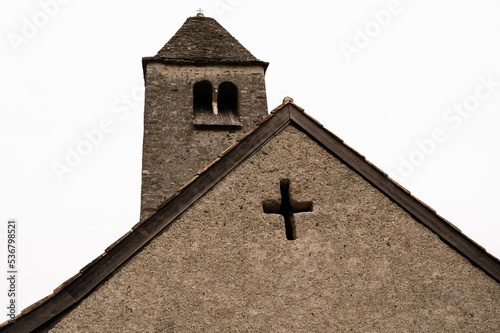 Ansicht von  der kleinen, sehr alten Prokulin Kirche in Naturns photo