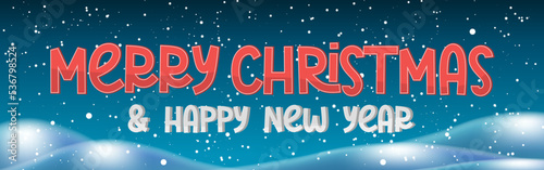 Merry christmas banners