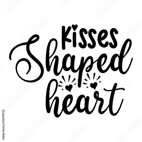 Kisses Shaped Heart