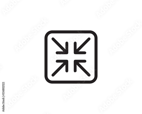 Small modern line vector icon design
