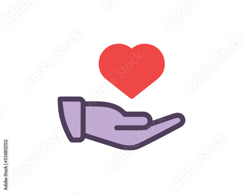 Support modern vector icon design