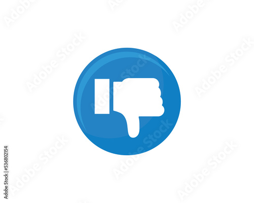 Dislike vector modern icon design 