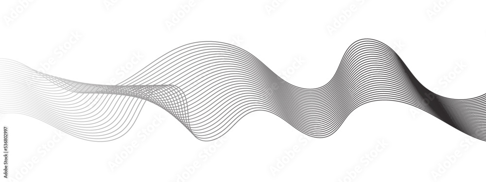 Abstract wavy gray lines stream element for design on a white background. You can use for Web, Texture, Wallpaper, Template, Desktop background, Business banner, poster design. Abstract wavy gray lines stream element for design on a white background. You can use for Web, Texture, Wallpaper, Template, Desktop background, Business banner, poster design.