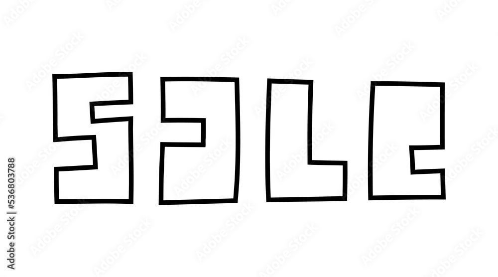 Sale lettering vector quote. Hand drawing phrase. Decor menu or slogan. Design typographic sketch. Decoration modern saying. Ads calligraphy text. Black Sale lettering vector quote. Hand drawing phrase. Decor menu or slogan. Design typographic sketch. Decoration modern saying. Ads calligraphy text. Black