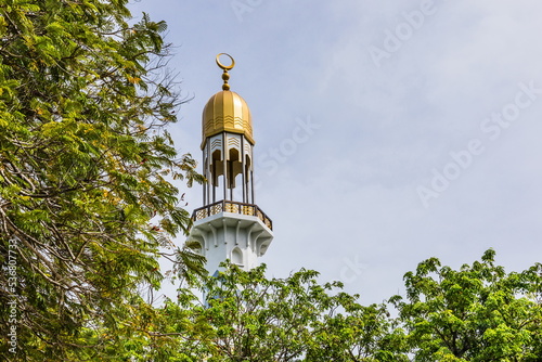 New Friday Mosque is one of the largest mosques in the Maldives and the most important architectural landmark of Male