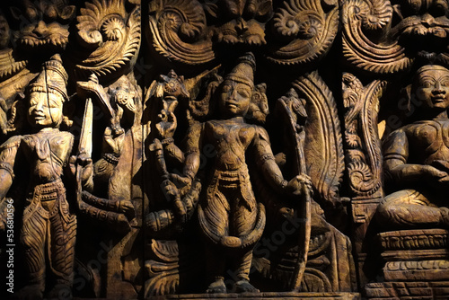 Lord Vishnu's ancient statue