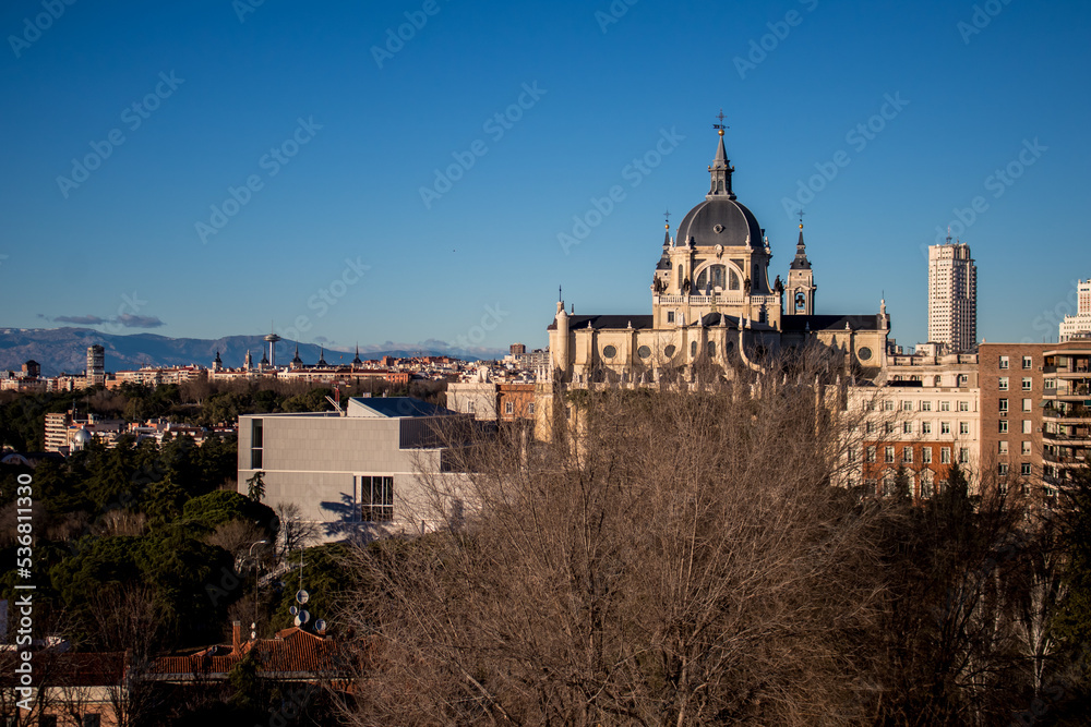 Almudena's Cathedral in Madrid at 2020
