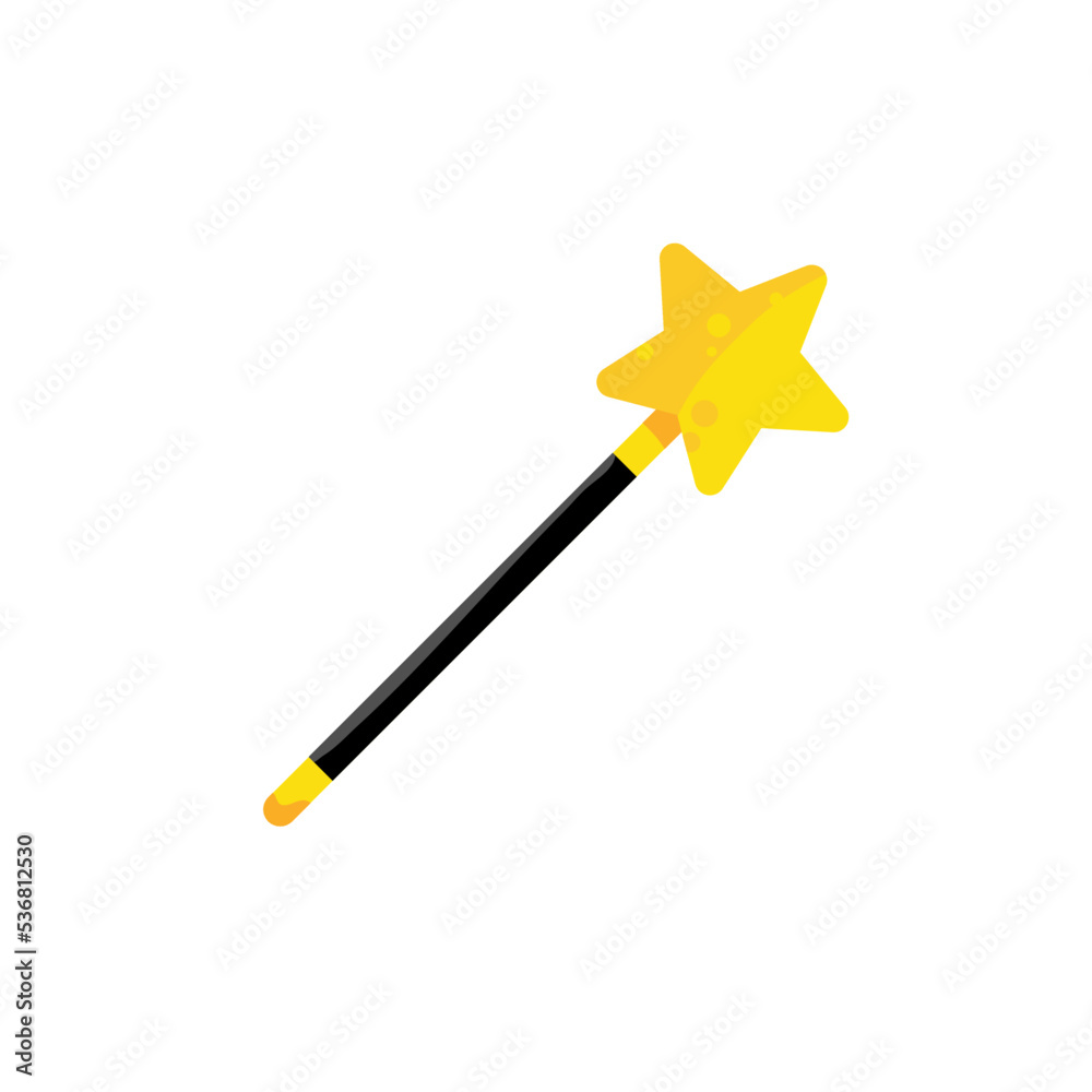 Magic Wand - Vector Illustration Magic Wand - Vector Illustration