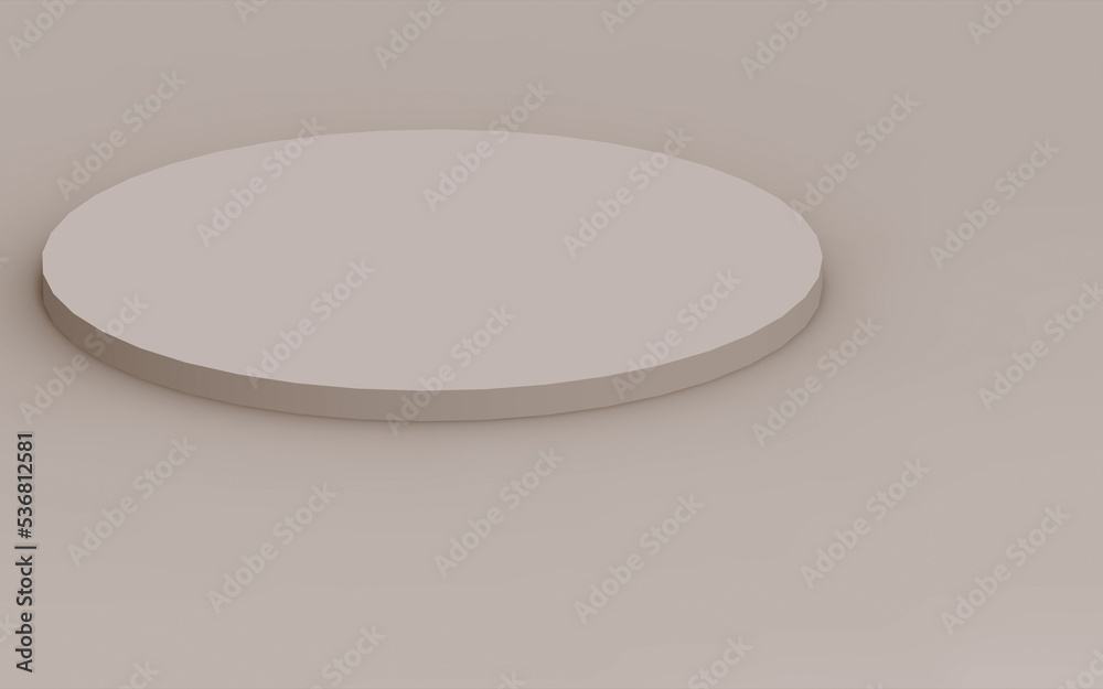 Abstract 3d brown color cylinder podium minimal studio background. Abstract 3d brown color cylinder podium minimal studio background.