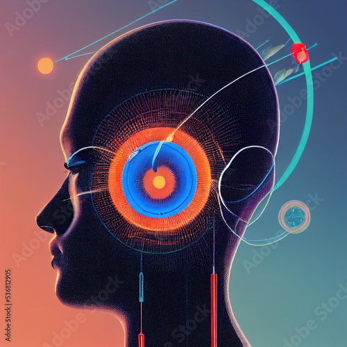 Obraz na płótnie Neurofeedback