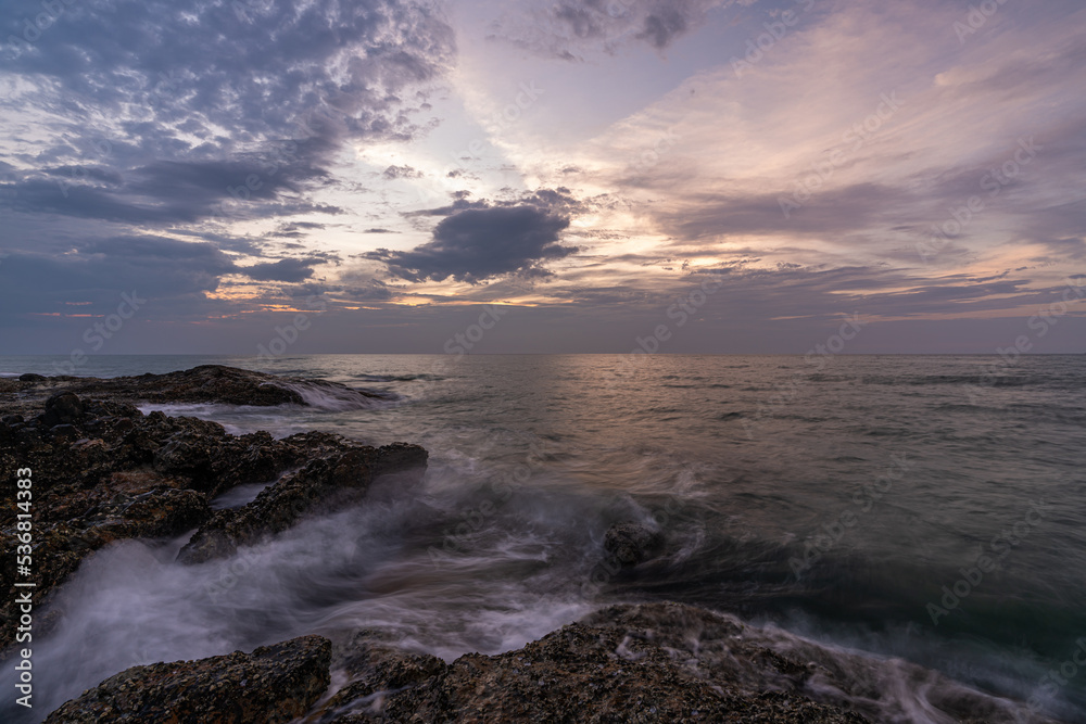 Obraz premium Beautiful seascape and coastline of Khao Lak beach in Phang Nga, Thailand