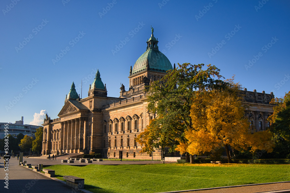 Bundesverwaltungsgericht, ehemaliges Reichsgericht, Gericht, in Leipzig, Sachsen, Deutschland