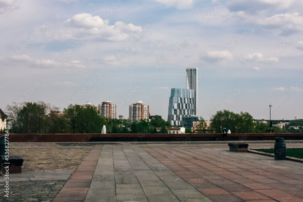 Nature, sights, architecture and life of the city of Moscow
