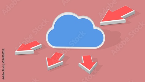 Virtual blue cloud for sharing data between devices. Loading and unloading information.