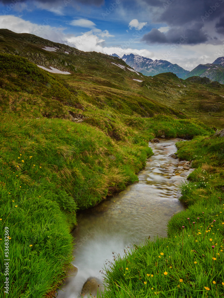 Swiss Alps in autumn