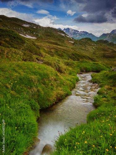 Obraz na płótnie Swiss Alps in autumn w salonie