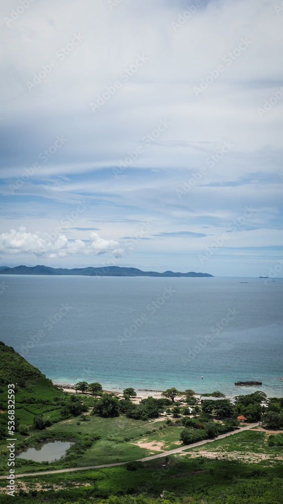Scenic Koh Larn island in Thailand