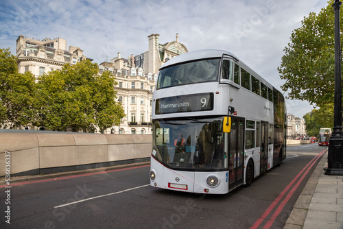 Bus in London Mayfair