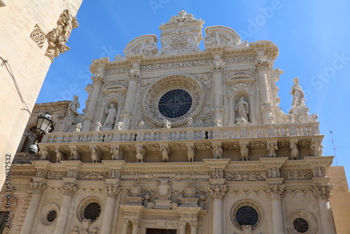 Church of the Holy Cross in Lecce, Puglia Italy
