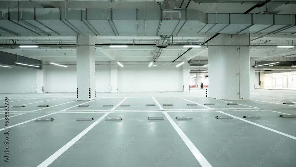 empty underground parking lot empty underground parking lot
