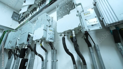 electrical equipment in electrical and mechanic room