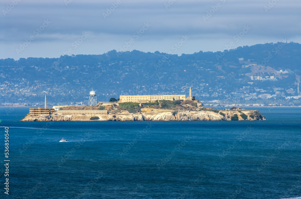 Alcatraz prison in San Francisco bay, California