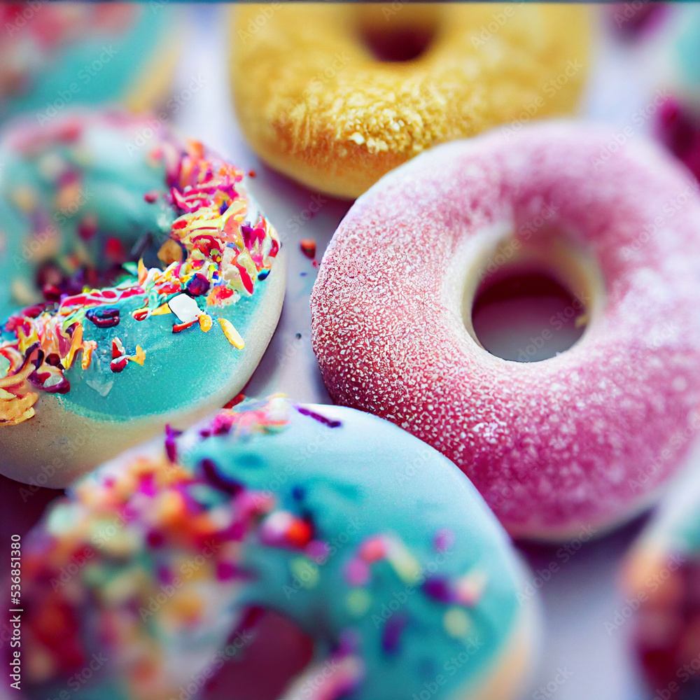 colorful donuts colorful donuts