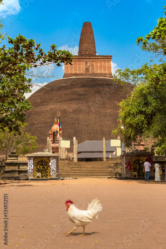 Abhayagiri stupa in Sri Lanka photo
